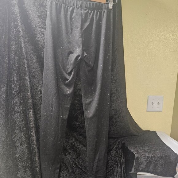 Jollidays XS Glitter Black Leggings, 90% Polyester, 10% Spandex - Picture 4 of 5